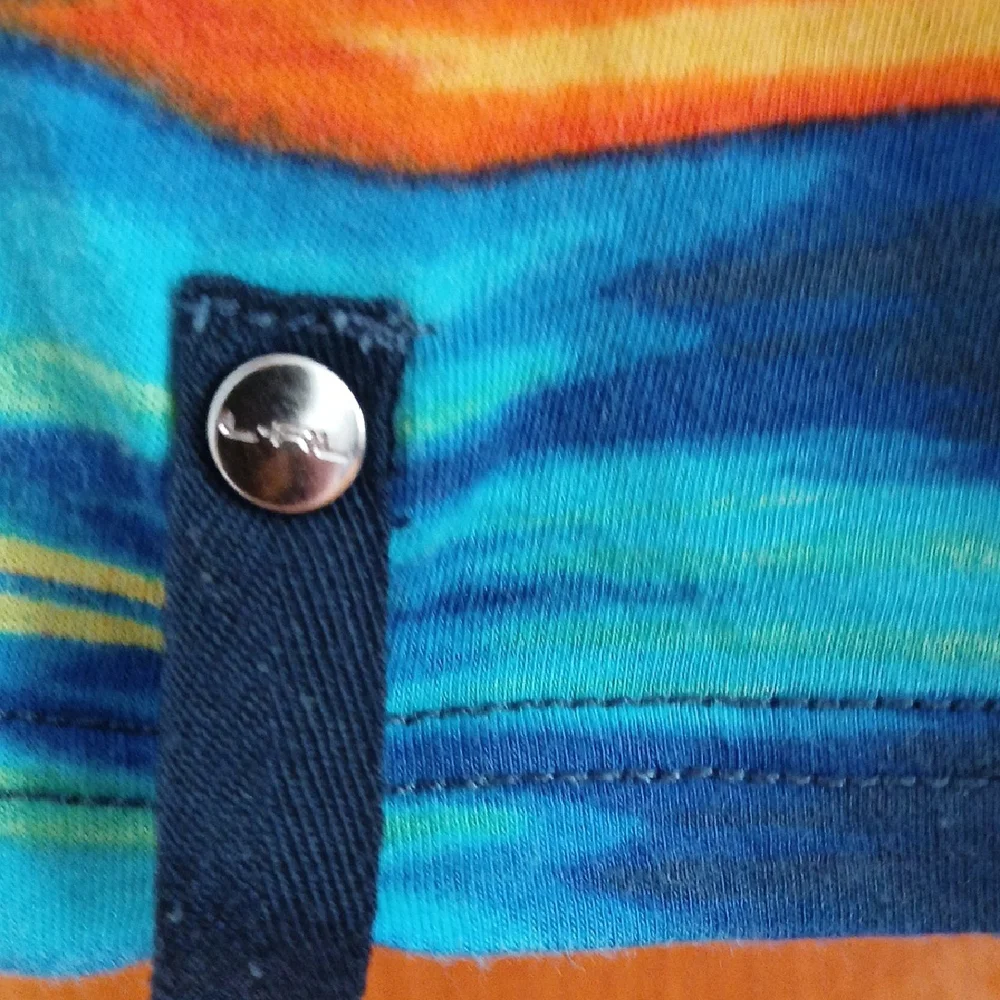 Ralph Lauren Blue Graphic Cap Sleeve Tee - Picture 3 of 4